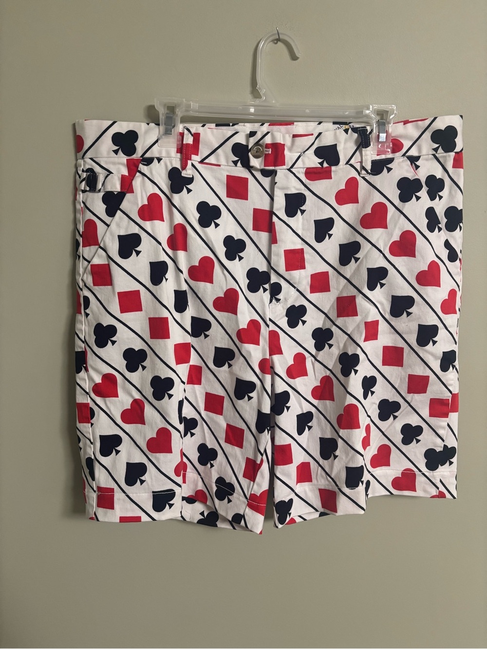 Royal & Awesome Fore Of A Kind Mens Golf Shorts Size 38 Bold Loud Printed Vegas